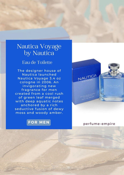 NAUTICA VOYAGE 3.3 / 3.4 Oz EDT Cologne Spray for Men New in Box