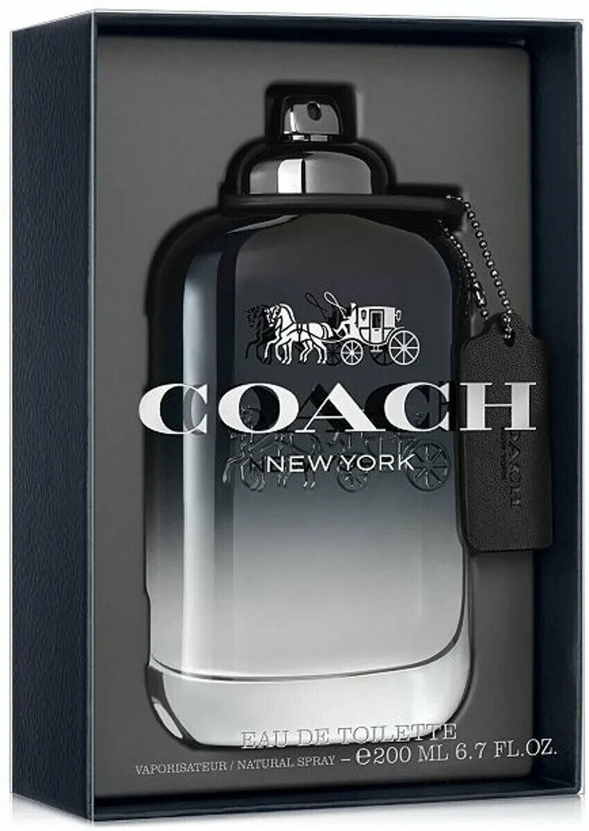 COACH NEW YORK by Coach Cologne for Men EDT 6.7 Oz New in Box