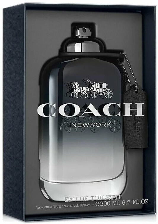 COACH NEW YORK by Coach Cologne for Men EDT 6.7 Oz New in Box