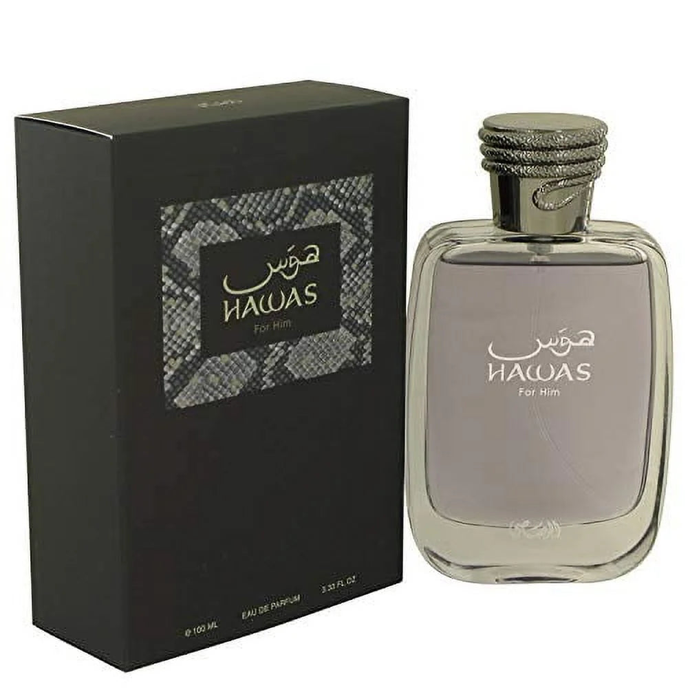 3.33 Oz Eau De Parfum Spray Cologne for Men Hawas Eau De Parfum Spray by Rasasi {Convenient Shopping}