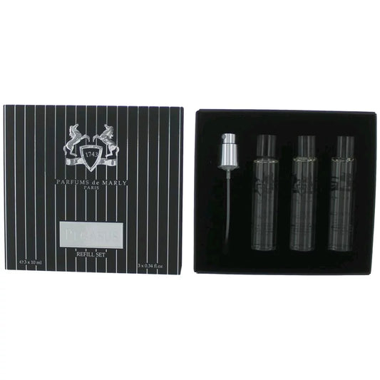 Pegasus 3 Piece Refill Cologne Gift Set for Men