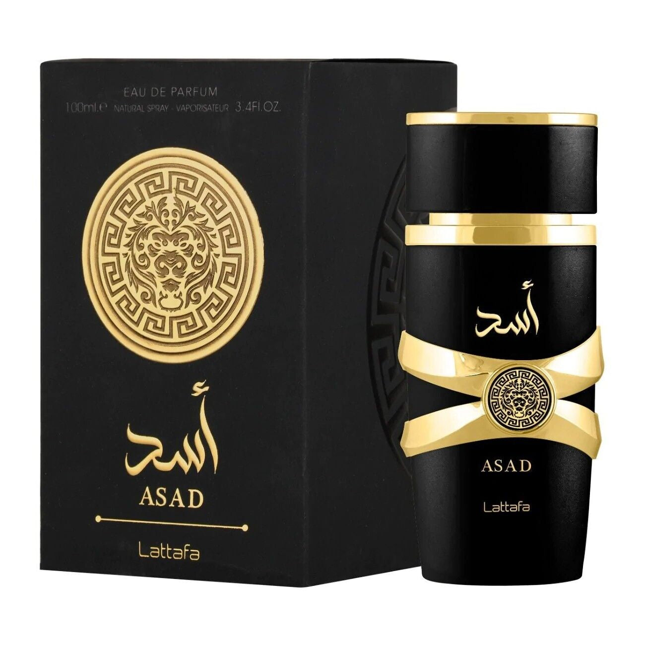 Asad by Lattafa 3.4 EDP Perfume Cologne Unisex New in Box - USA Seller